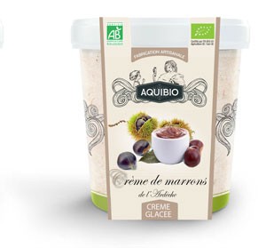 CREME GLACEE 500ML A LA CREME DE MARRON D'ARDECHE