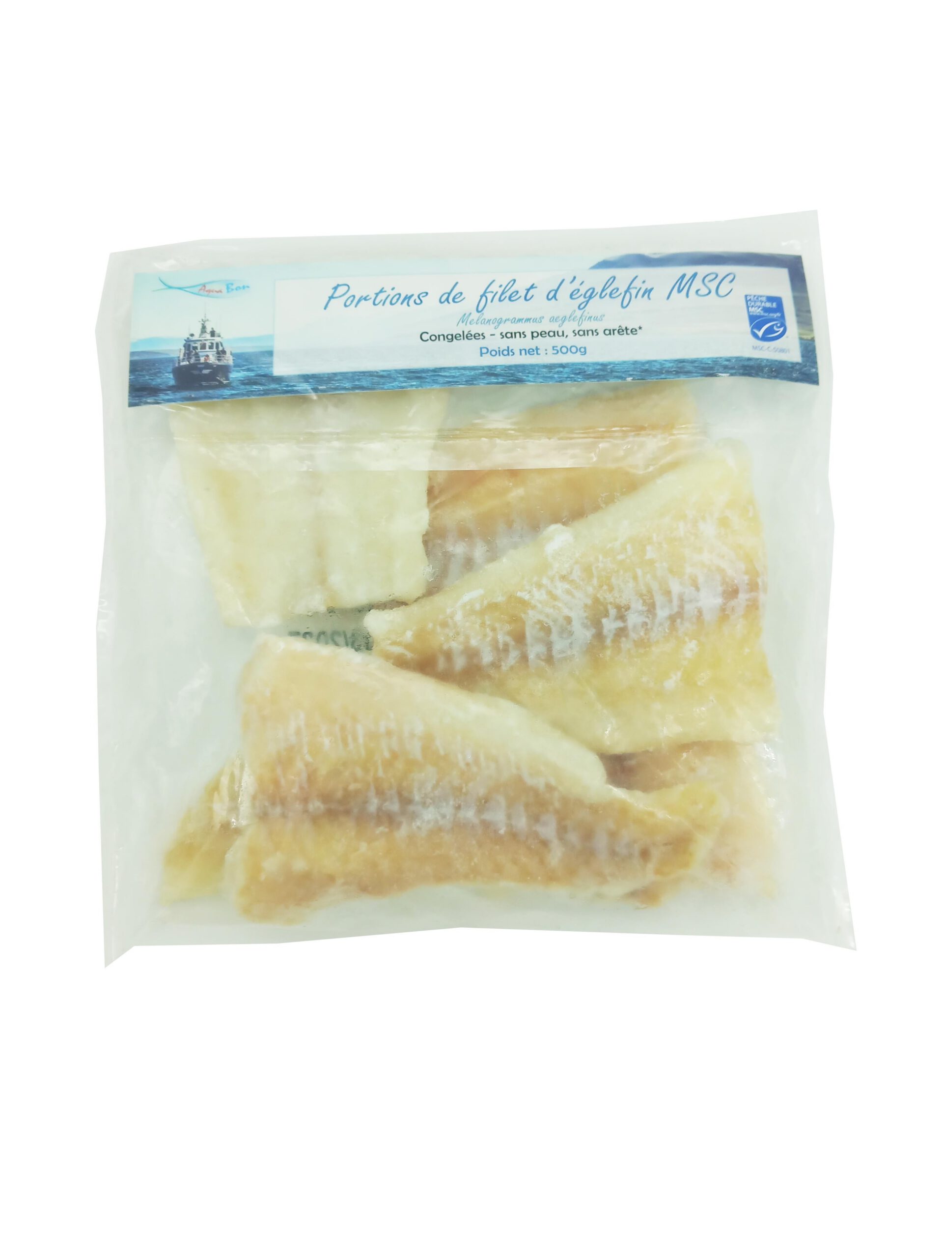 PORTION DE FILET D&rsquo;EGLEFIN MSC**