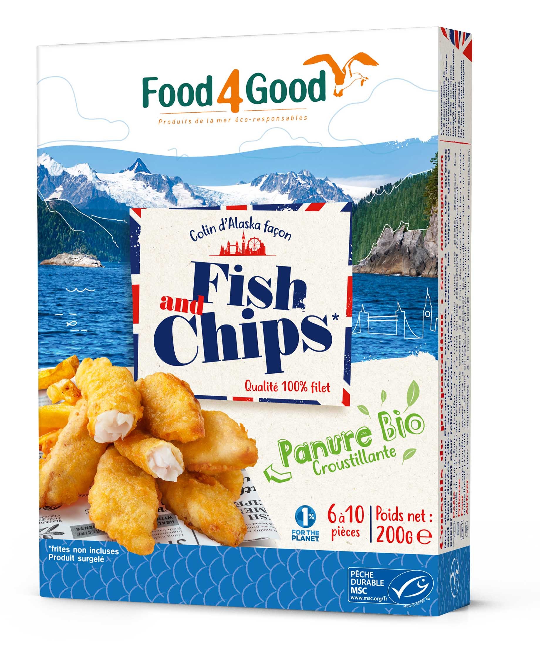 FISH AND CHIPS** – 200g