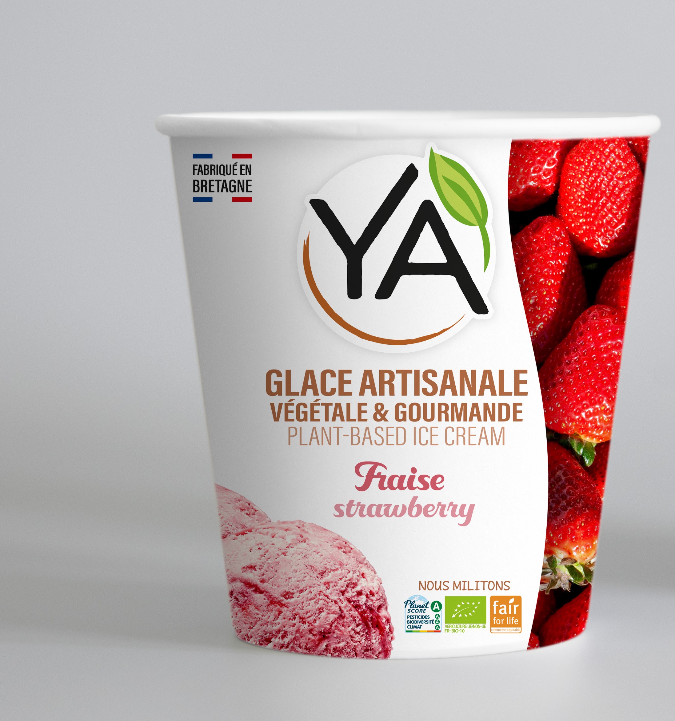 GLACE COCO FRAISE 500ml