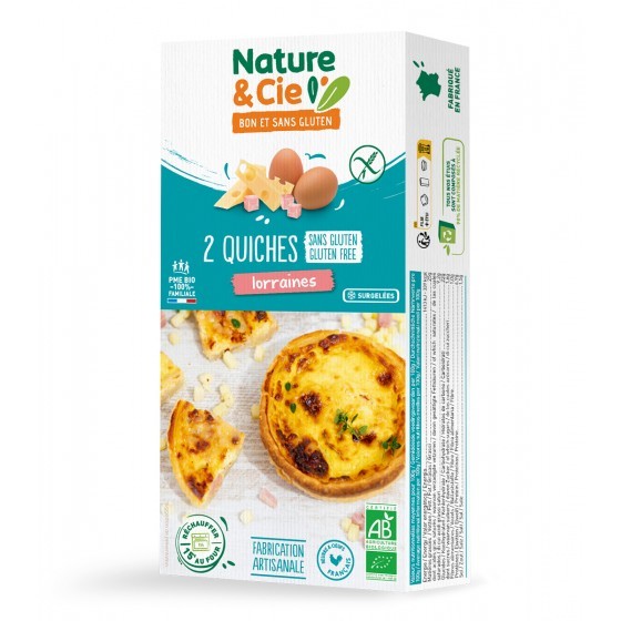 MINIS QUICHES LORRAINES SANS GLUTEN – 2x100G