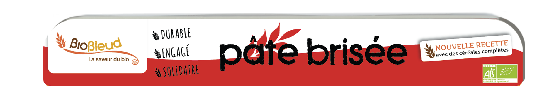 PATE BRISEE MULTICEREALES PRE-ETALEE